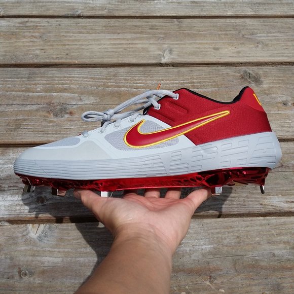 New Men Nike Alpha Huarache Elite USC Trojans Baseball Cleats